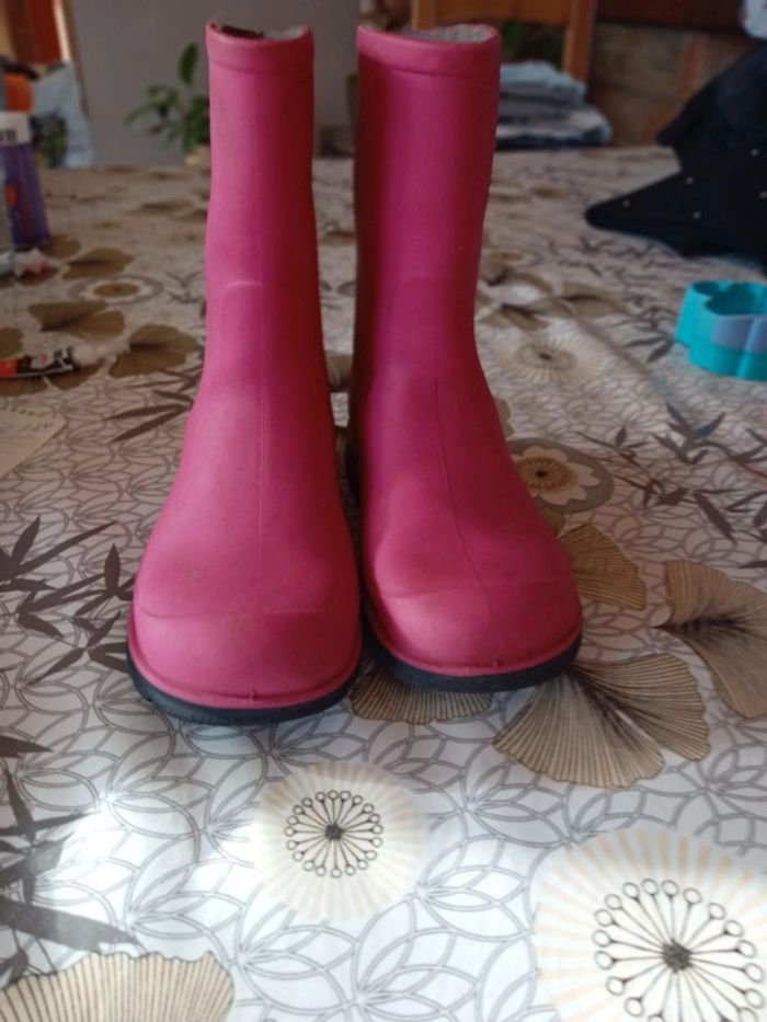 Bottes Roses Taille 26 - photo numéro 2
