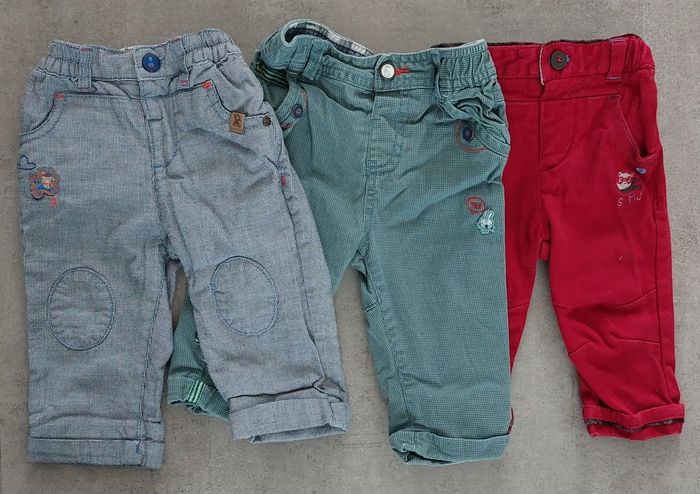 Lot pantalons habillés 6mois