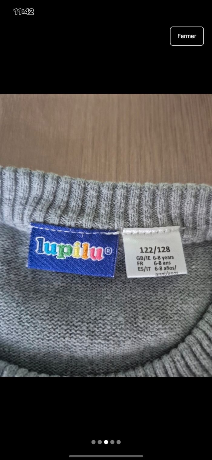 Pull leger garçon  6- 8 ans - photo numéro 3