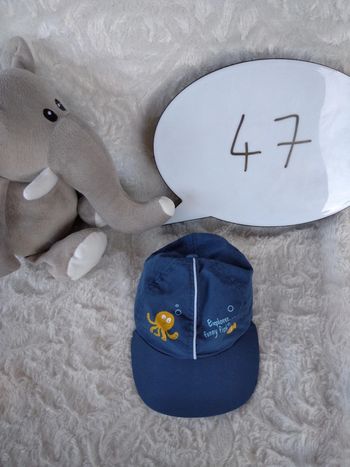 Casquette Garçon 6/12 mois taille 47 Explorer Poisson Pieuvre Mer