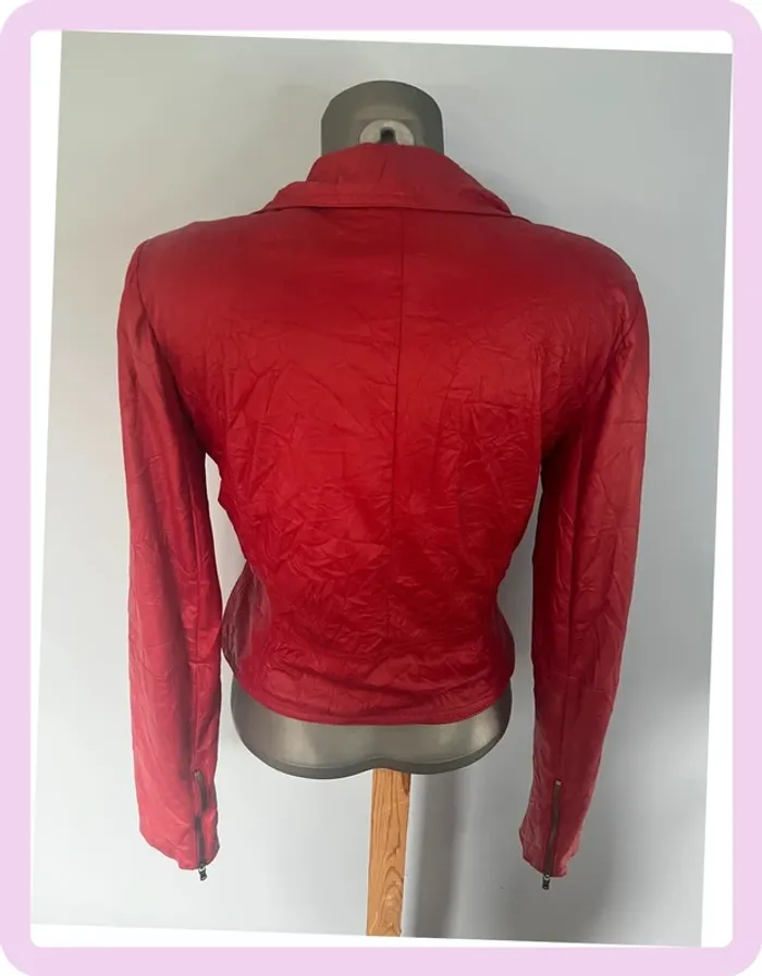 Veste rouge Indies taille 2 - Fermeture zippée & poches zippées - Mi saison - photo numéro 6