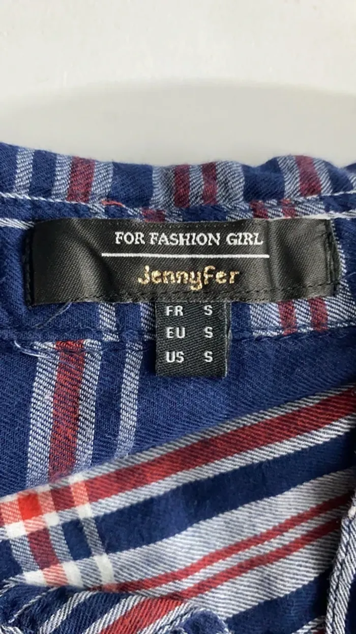 Chemise à carreaux jennyfer - photo numéro 4