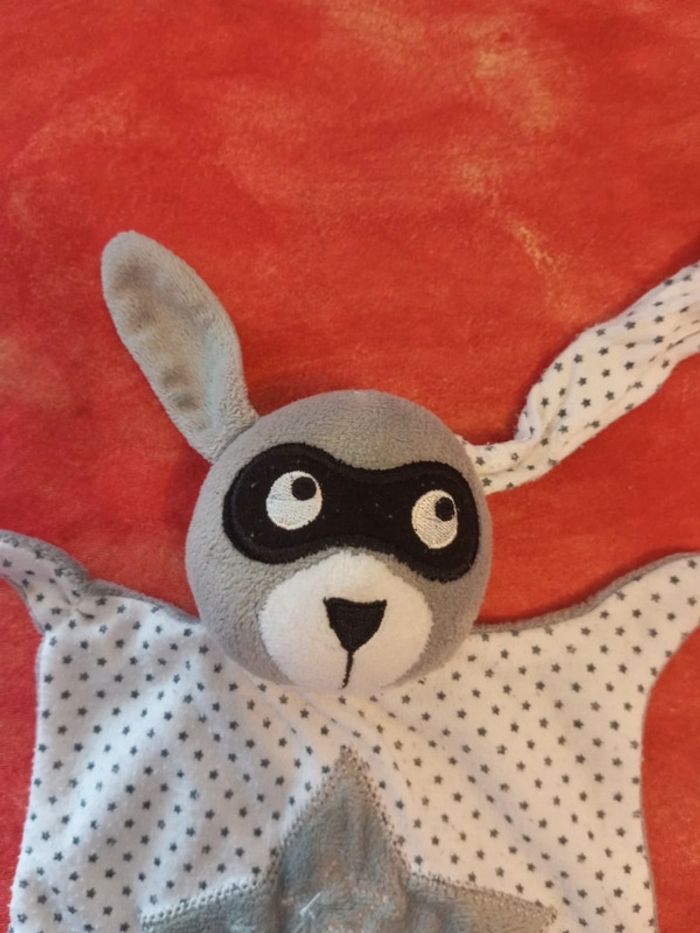 Doudou lapin masqué IKKS - photo numéro 2
