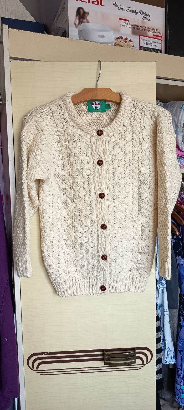 Véritable gilet Ecossais pure laine