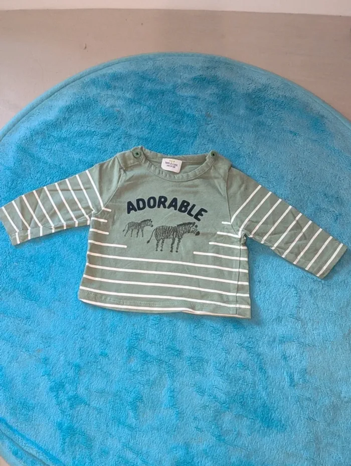 Tee-shirt manches longues 3 mois