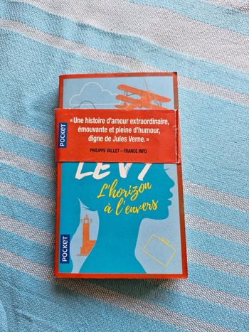 Livre de poche. L horizon à l envers.  Marc levy