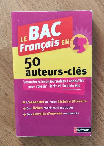 Livre - Le bac français en 50 auteurs-clés
