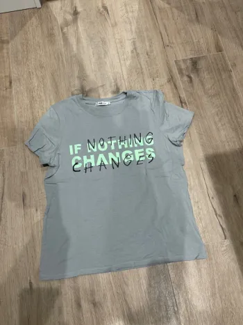 T-shirt  gris clair