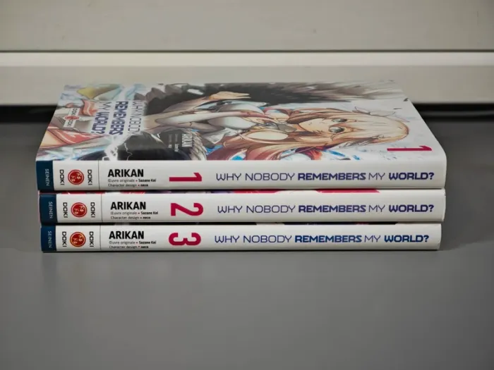 Lot Manga Why Nobody Remembers my World ? 1 à 3 VF - photo numéro 3