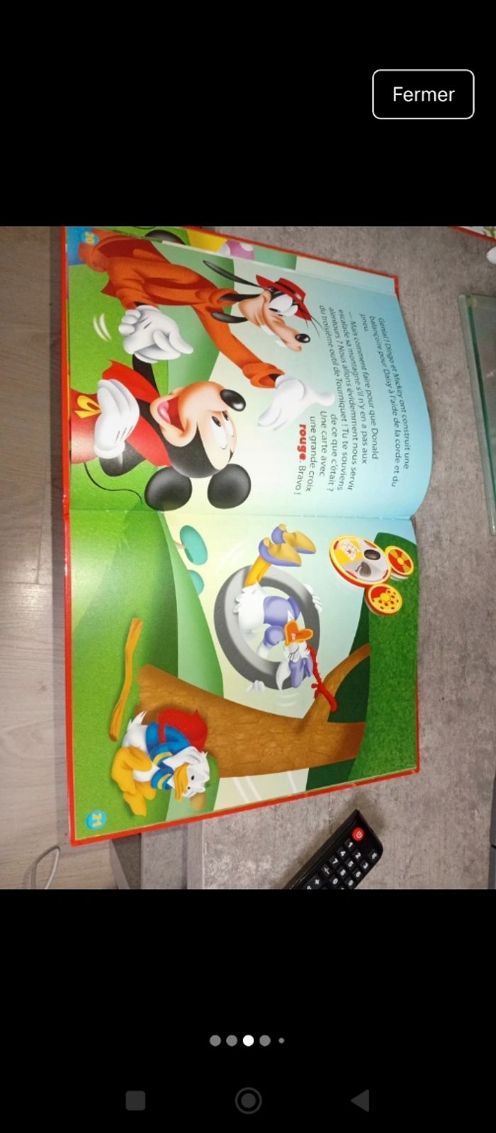 Livre enfants la maison de Mickey les couleurs - photo numéro 3
