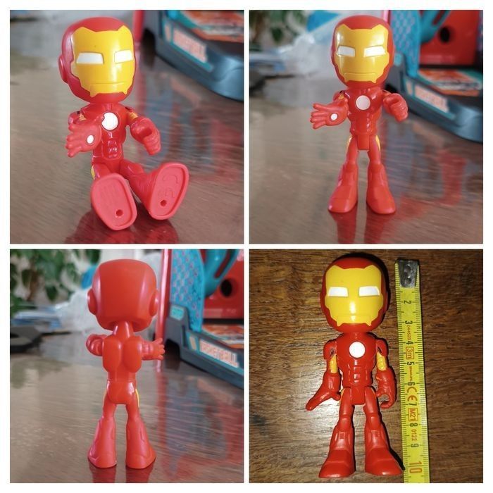 Figurine Iron Man, articulée 10cm - Spidey et ses amis