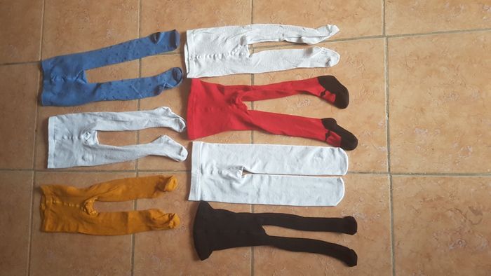 Lot de 7 collants fille 18-24 mois