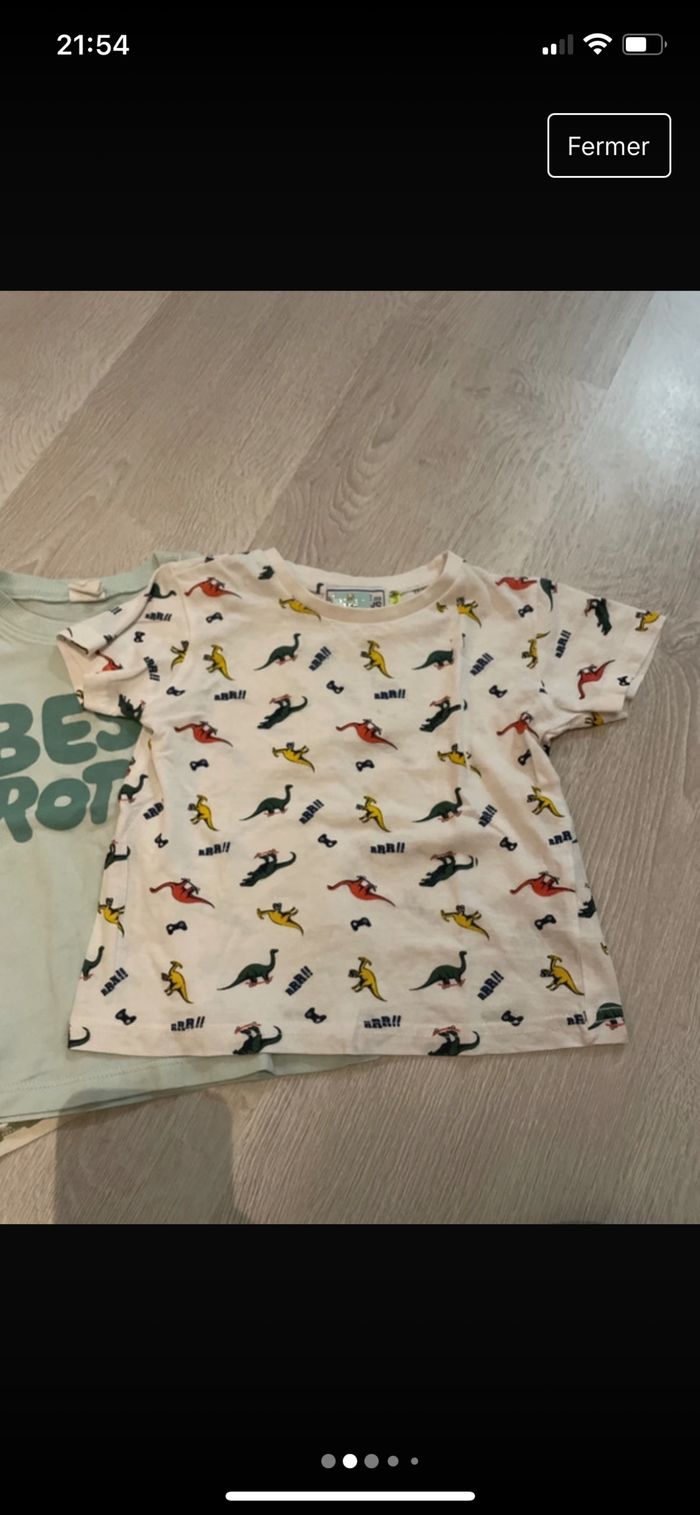 Lot de t-shirt manches courtes - photo numéro 2