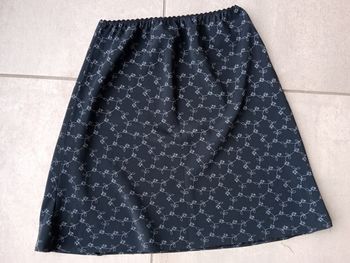 Jupe 36 noire et blanche