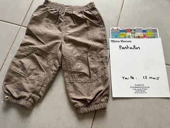 Pantalon garçon 12 mois