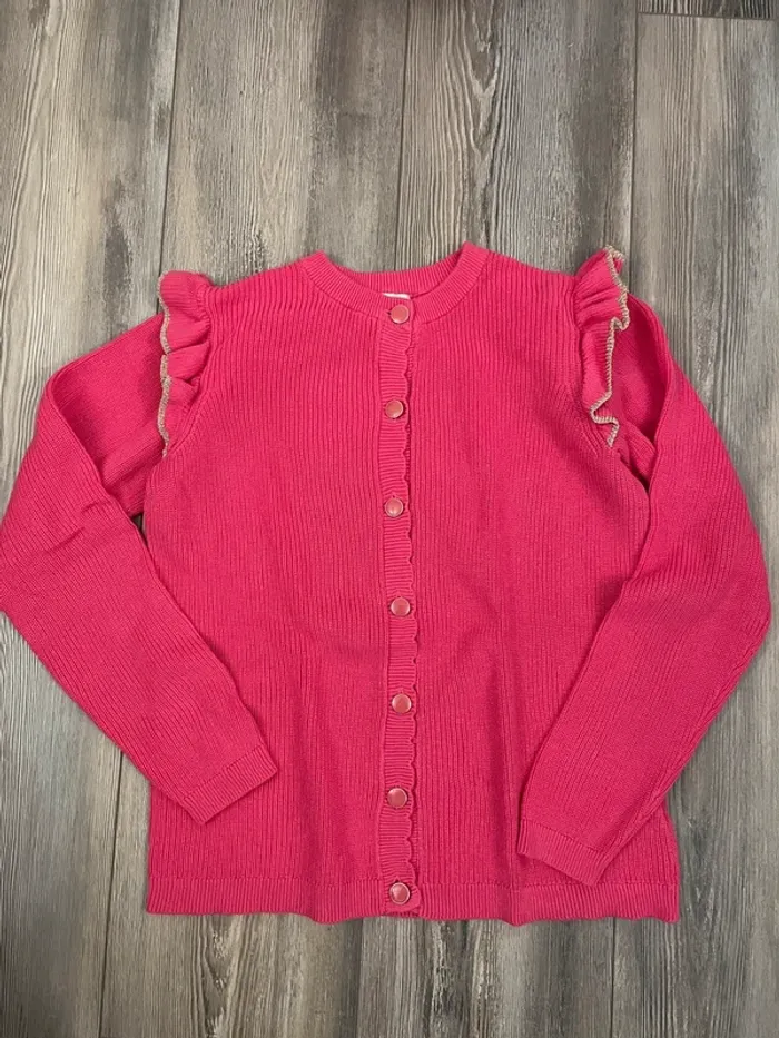 Gilet rose Vertbaudet