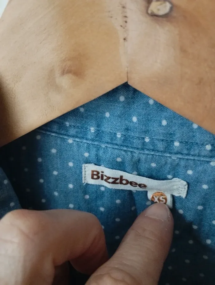 Chemise en jean bizzbee XS - photo numéro 5
