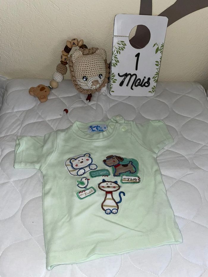 Tee shirt 1 mois
