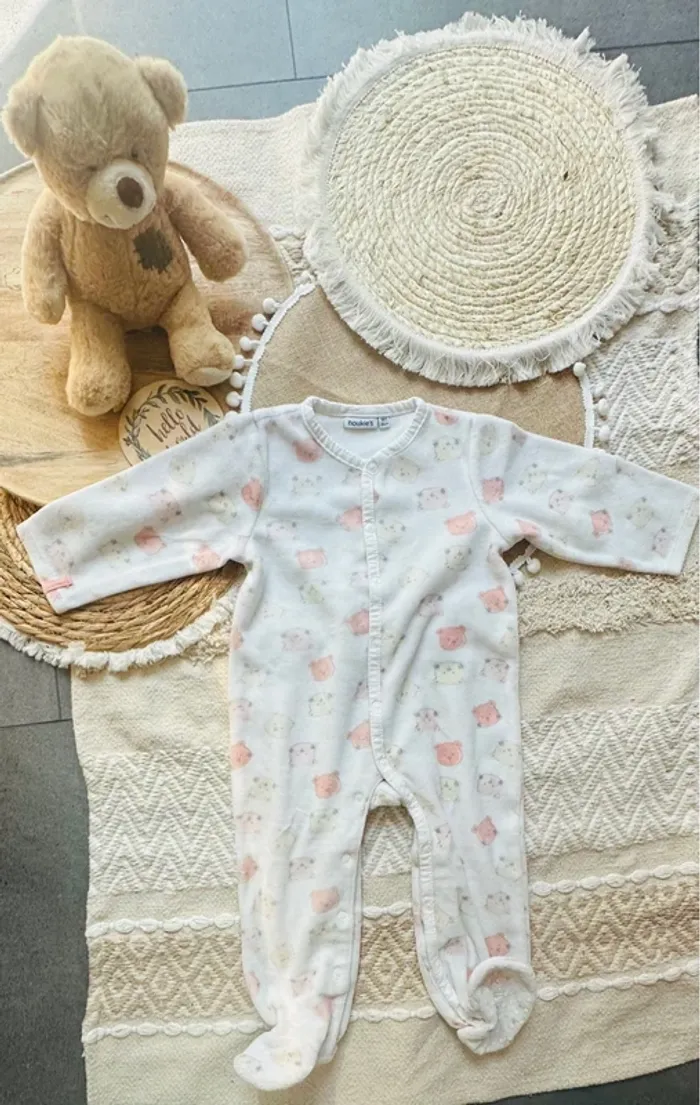 Pyjama Noukie’s 18M 86cm velours - photo numéro 2