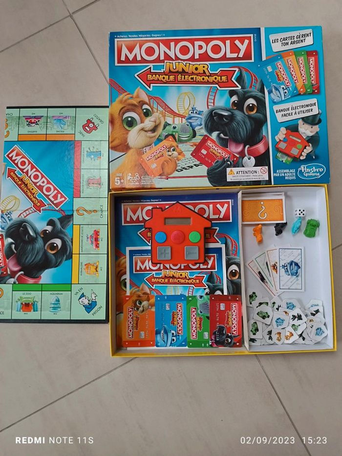 Monopoly junior banque ?�lectronique - Hasbro | Beebs by Kiabi