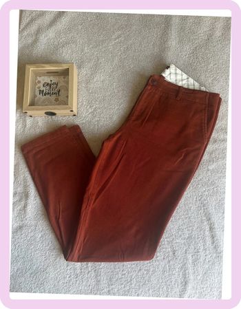 Pantalon terracotta Comptoir des Cotonniers – Taille 42 / XL – Coton stretch