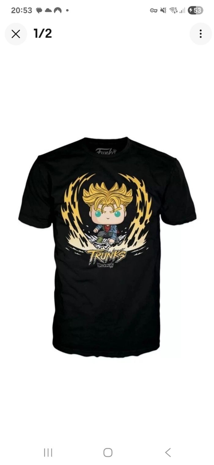 1 t-shirt Pop Dragon ball super M