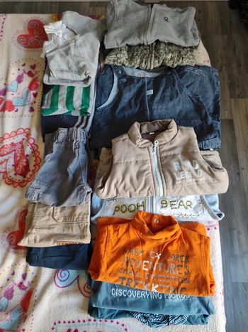 Lot vêtements garçon hiver 12 mois