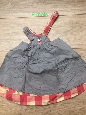 Robe ete style salopette 9 mois
