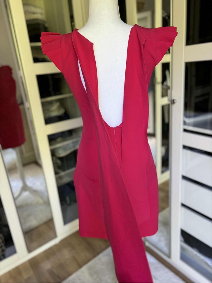 Robe rose Zara élégante dos nu nœud - Taille S - photo numéro 3