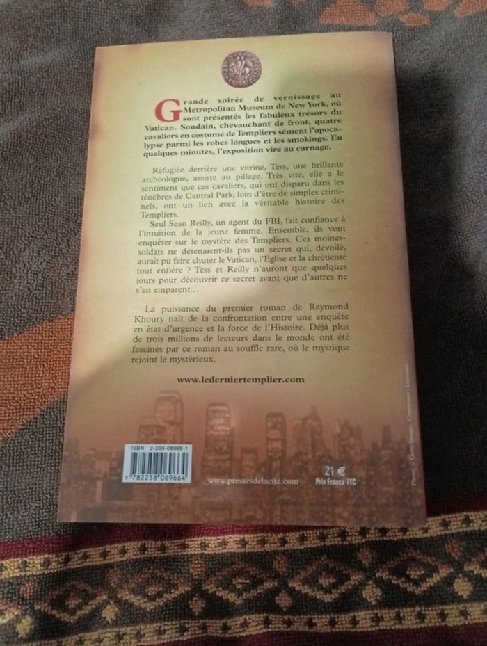 Roman le dernier templier - photo numéro 2