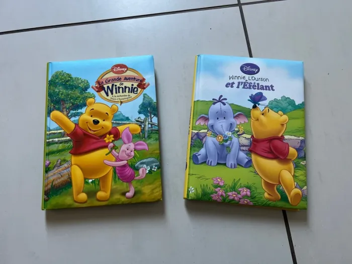 Lot de 3 livres Winnie l'ourson