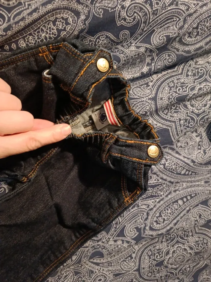 Jean petit bateau 67cm bleu - photo numéro 3