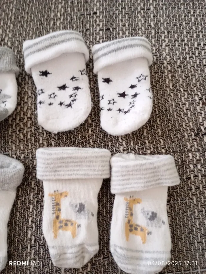 9 paire de chaussette nouveau-né - photo numéro 6