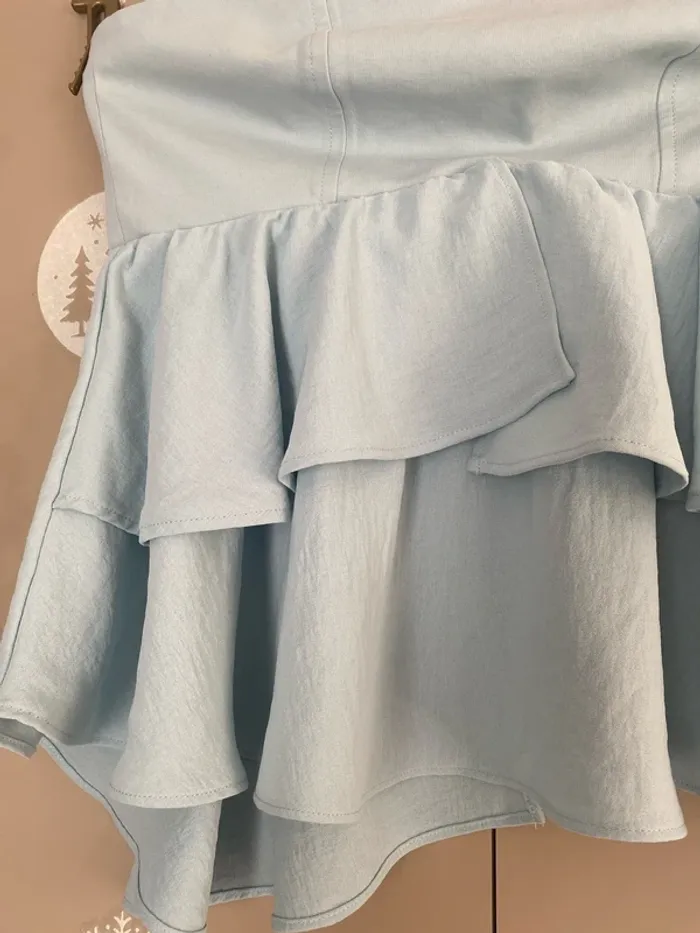 Très joli bustier à volants asymétriques - Taille L - photo numéro 2