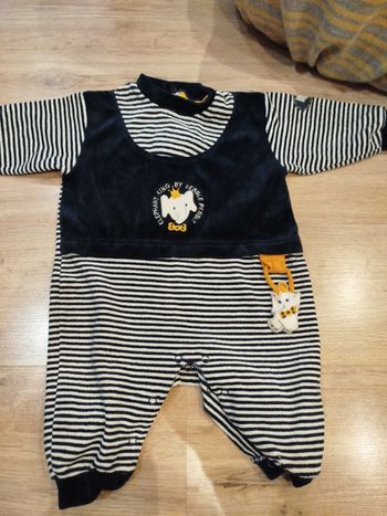 Pyjama garçon vintage 6 mois 68 cm