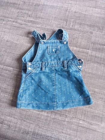 Robe jean obaibi taille 68cm 6mois