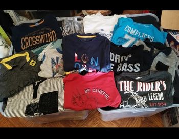 Lot 13 tee shirt manches longues garçon 6 ans 