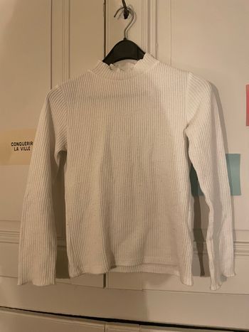 Col roulé blanc Kiabi 