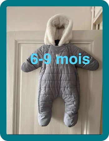 Combinaison intégrale pilote mixte bien chaude 6 mois - Jacadi