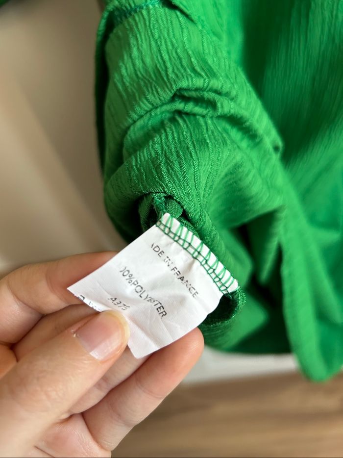 Robe longue verte unie New Collection Taille Unique - photo numéro 6