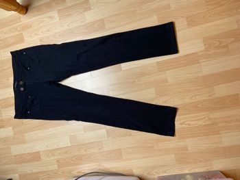 pantalon noire taille basse femme 44