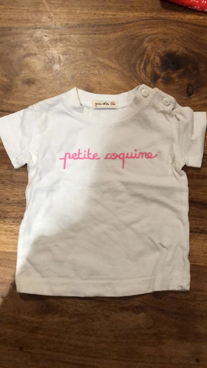 Lot T-shirts 3 mois - photo numéro 2