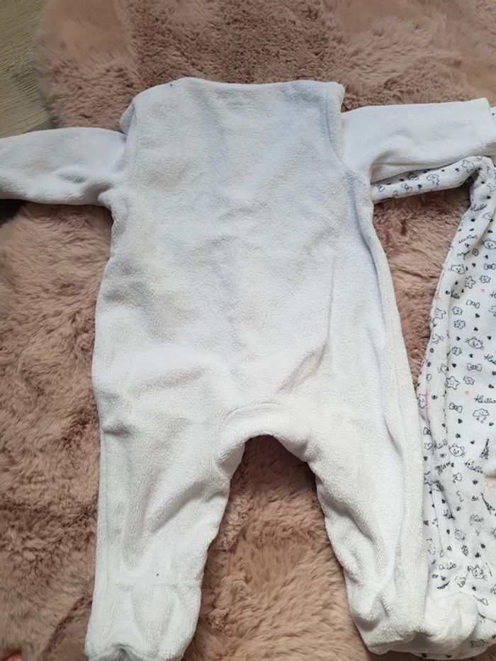 Lot de 2 pyjamas fille 1 mois - photo numéro 7