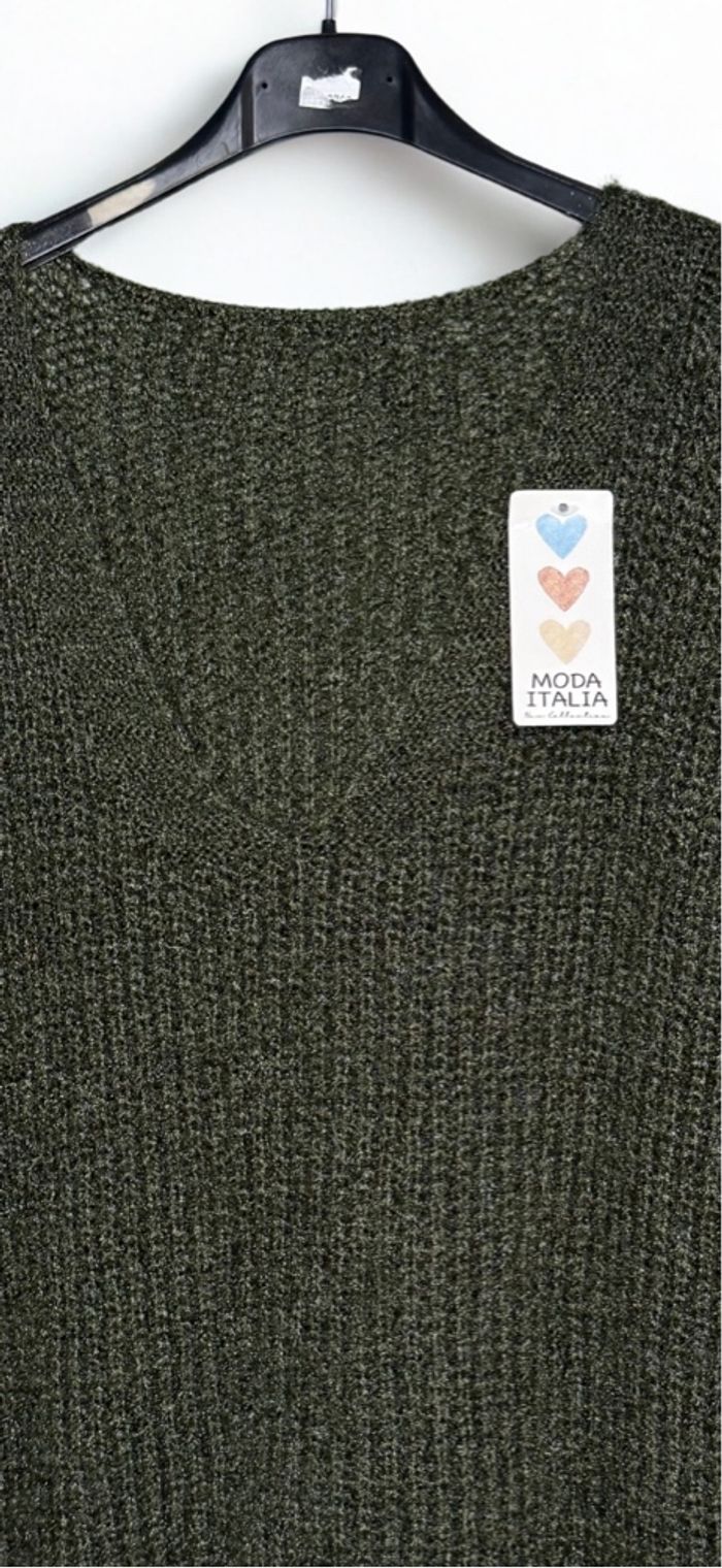 Pull sans manches doux grande taille - photo numéro 2