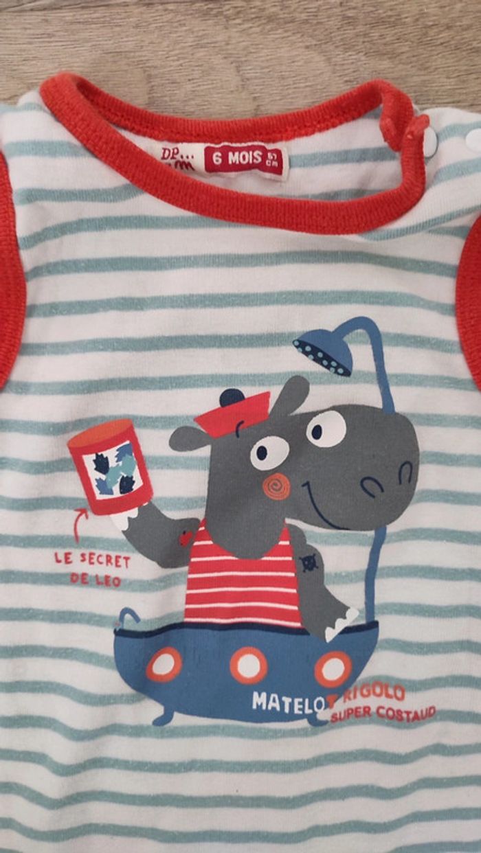 Barboteuse 6 mois Dpam - photo numéro 3