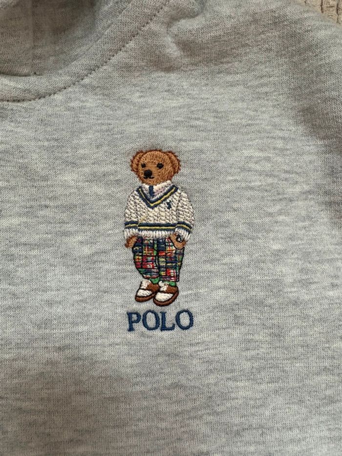 Gilet sweat à capuche zip Ralph Lauren 10-12 ans - photo numéro 2