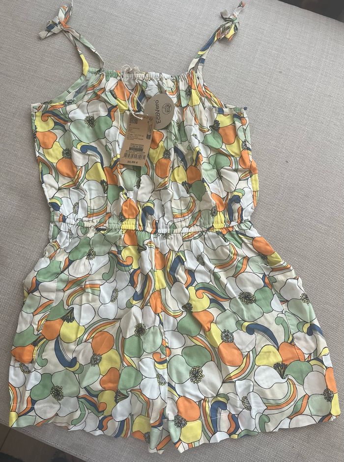 Combishort été fille 12 ans Monoprix teens neuve