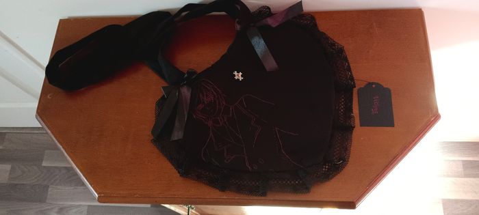 Sac cœur noir gothique Death Note - photo numéro 2