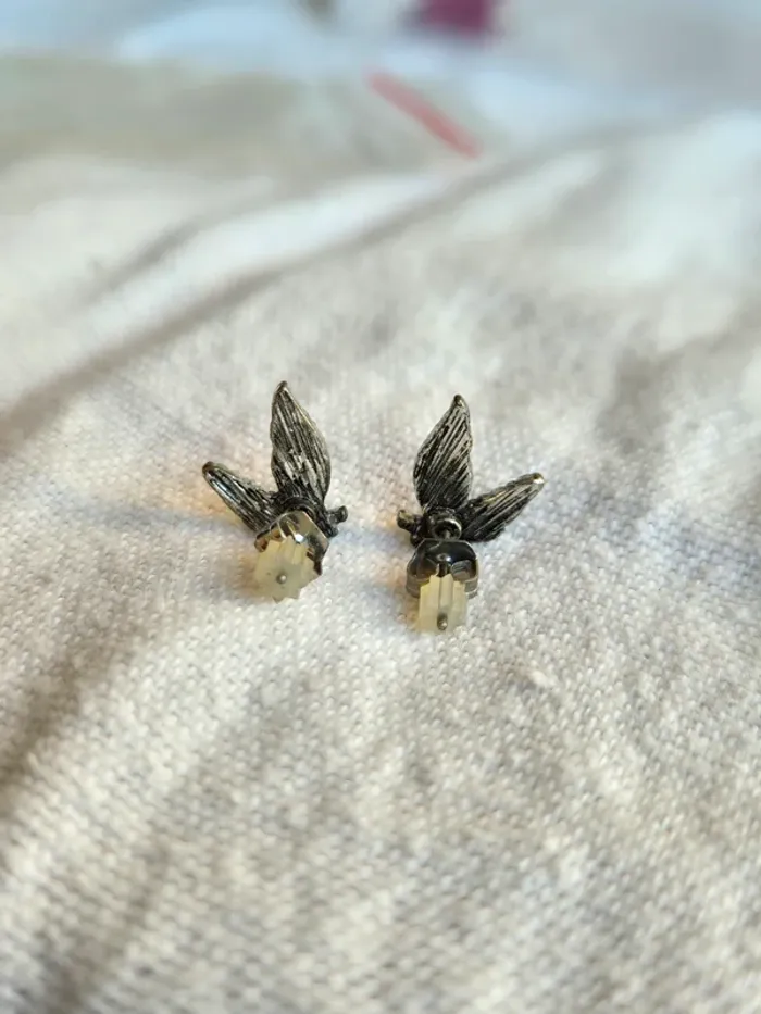Boucles d’oreilles plumes - photo numéro 2