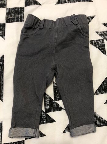 Legging gris effet jeans taille 9 mois